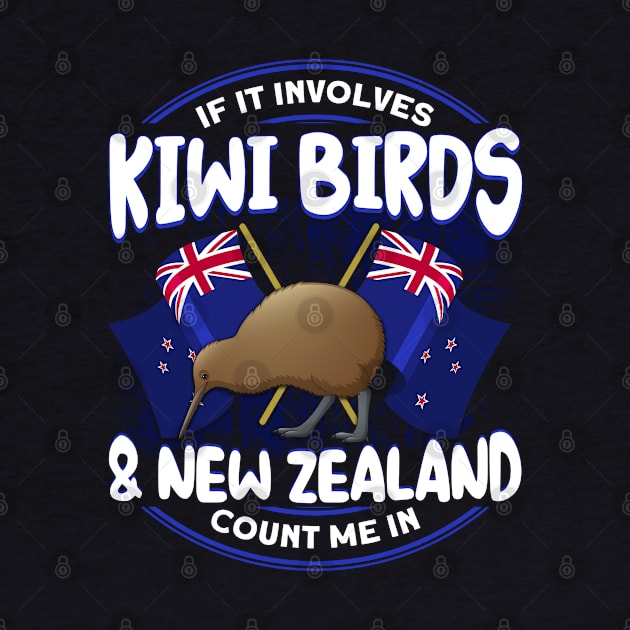 Bird Lover Endangered Species Kiwi Bird by Toeffishirts